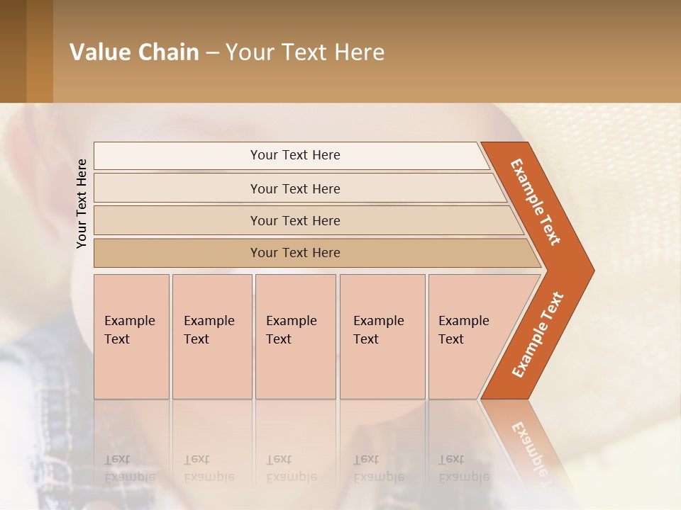 Elderly Coast Caucasian PowerPoint Template