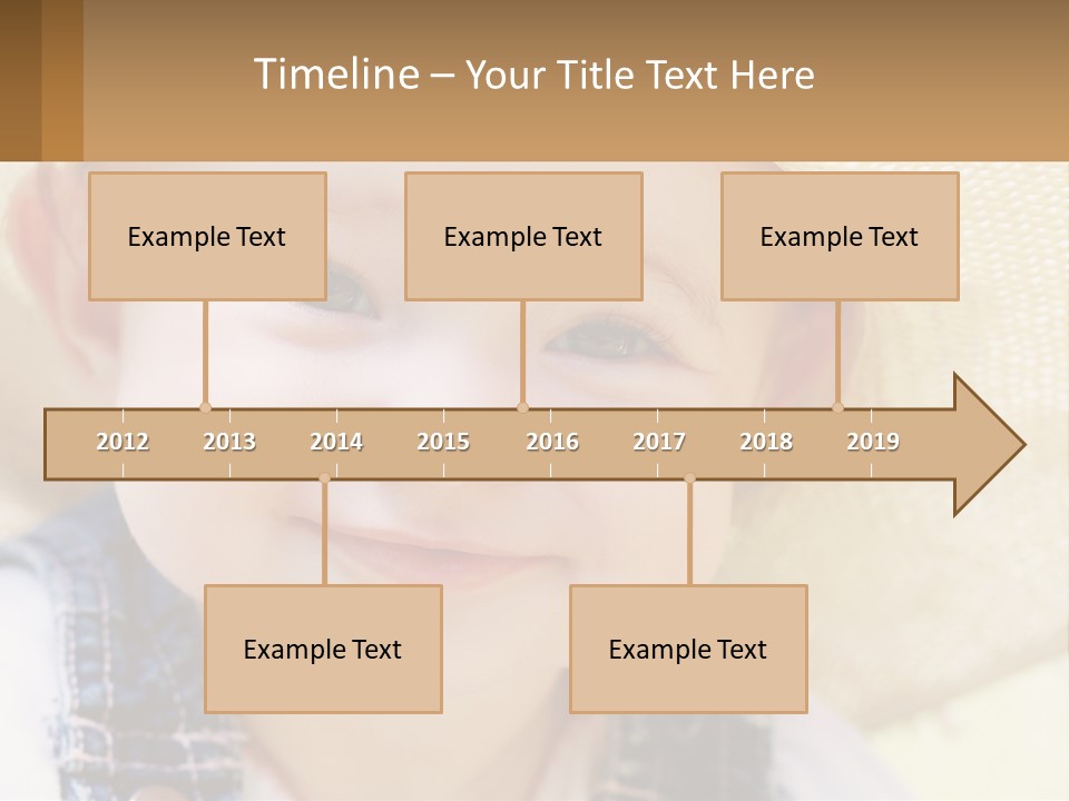 Elderly Coast Caucasian PowerPoint Template