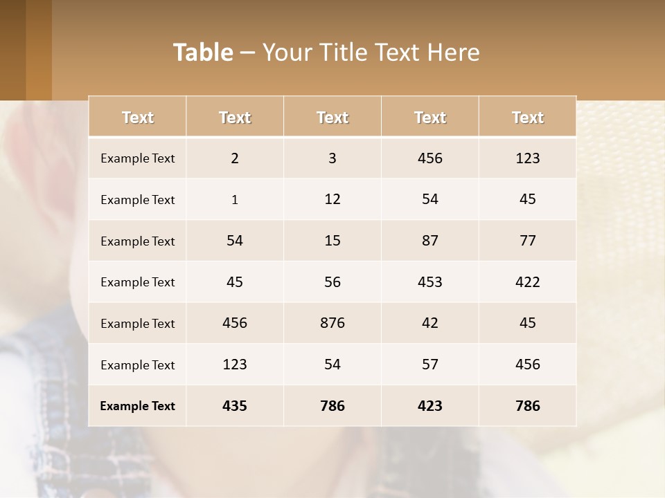 Elderly Coast Caucasian PowerPoint Template