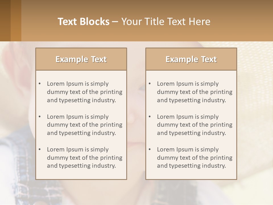 Elderly Coast Caucasian PowerPoint Template