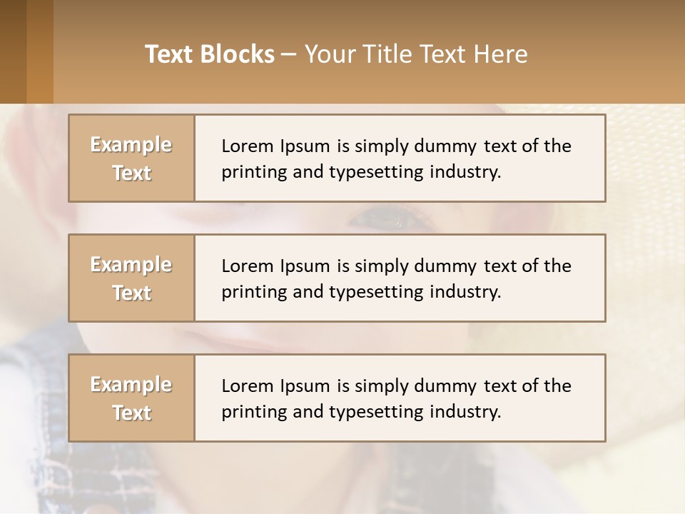 Elderly Coast Caucasian PowerPoint Template