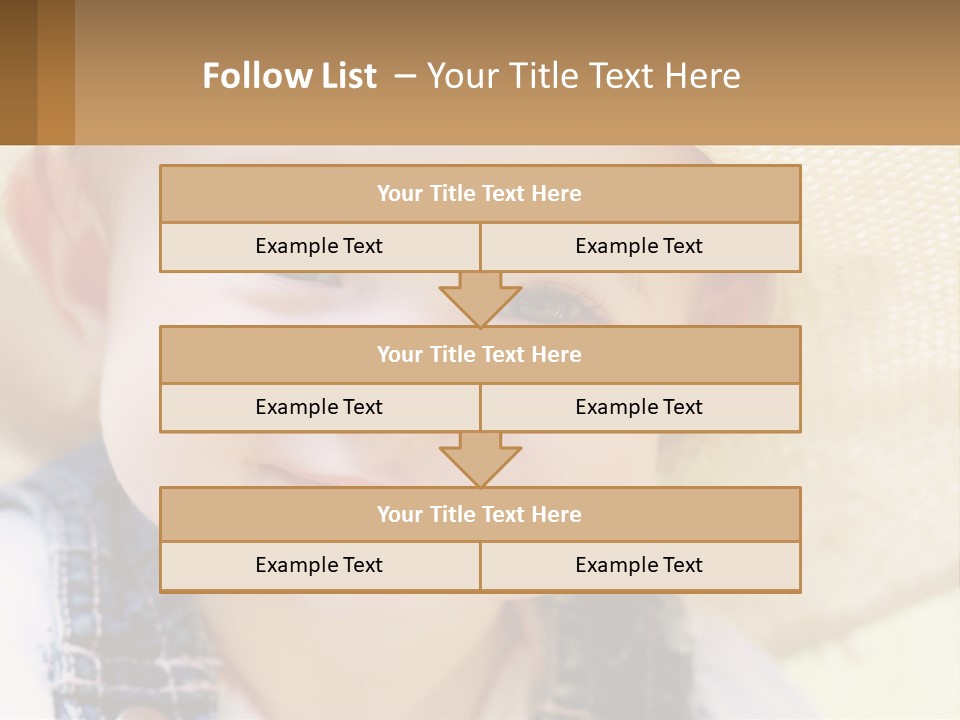 Elderly Coast Caucasian PowerPoint Template