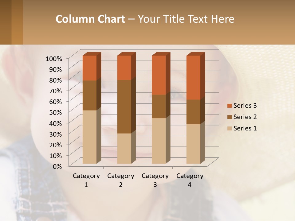 Elderly Coast Caucasian PowerPoint Template