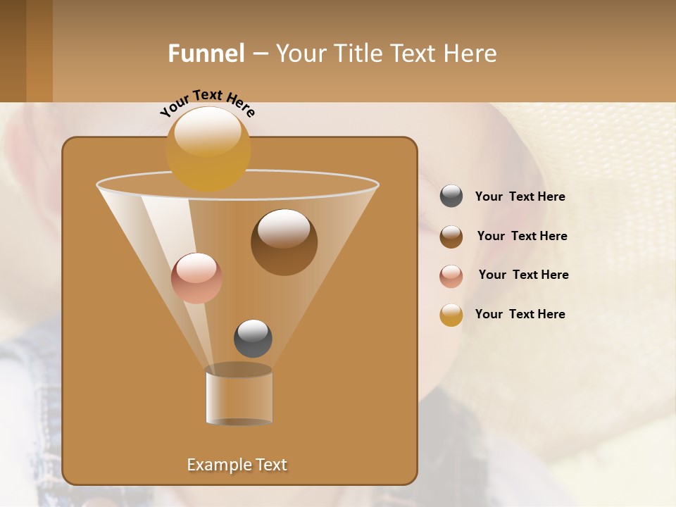 Elderly Coast Caucasian PowerPoint Template