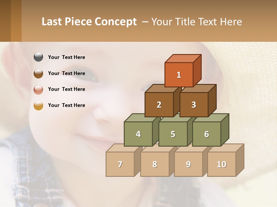 Elderly Coast Caucasian PowerPoint Template