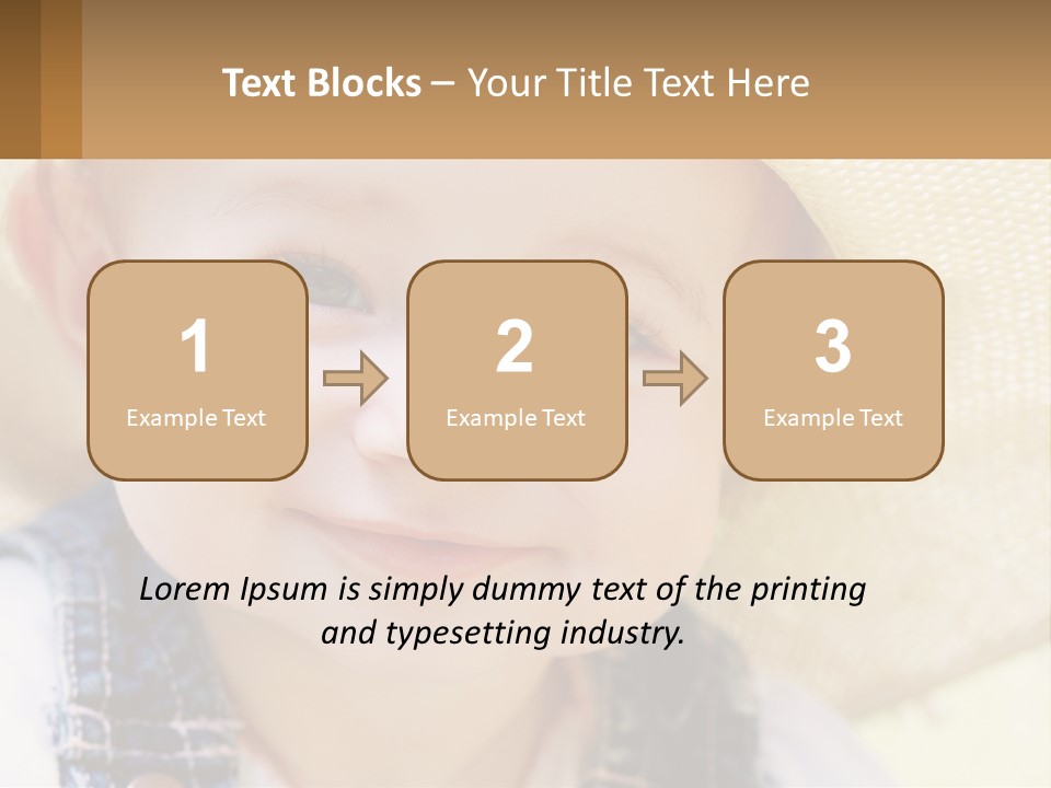 Elderly Coast Caucasian PowerPoint Template