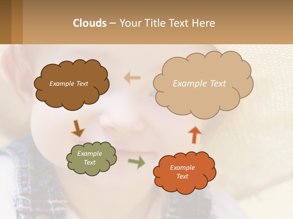 Elderly Coast Caucasian PowerPoint Template