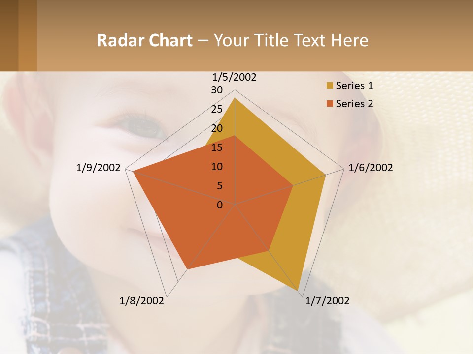 Elderly Coast Caucasian PowerPoint Template