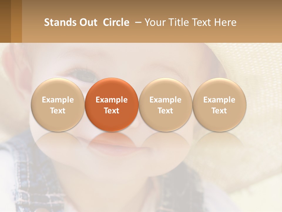 Elderly Coast Caucasian PowerPoint Template