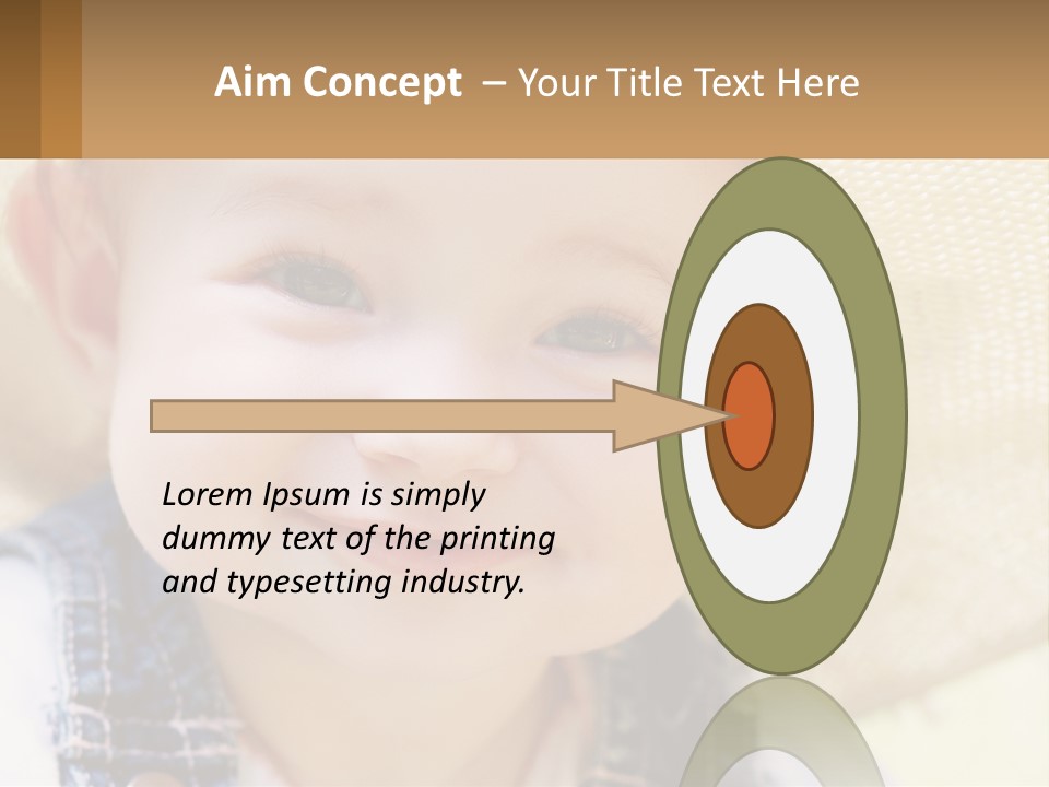 Elderly Coast Caucasian PowerPoint Template