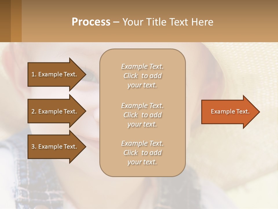 Elderly Coast Caucasian PowerPoint Template