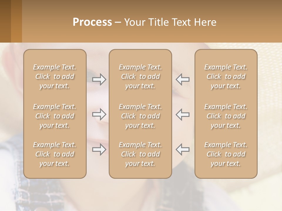 Elderly Coast Caucasian PowerPoint Template