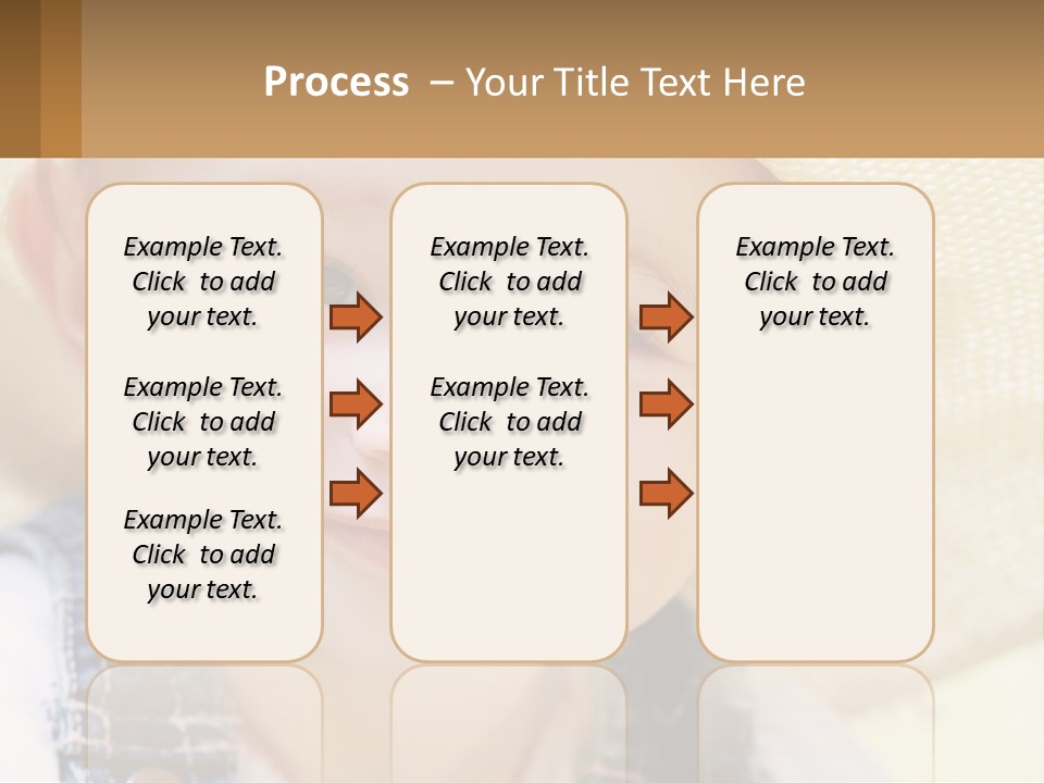 Elderly Coast Caucasian PowerPoint Template