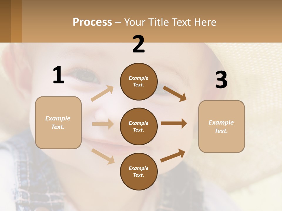 Elderly Coast Caucasian PowerPoint Template