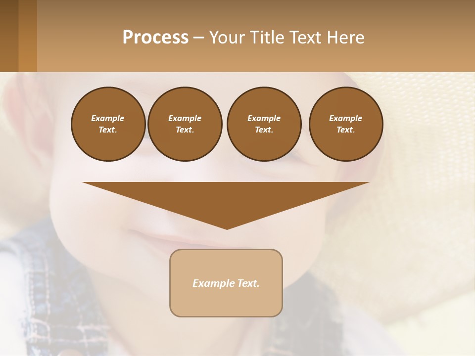 Elderly Coast Caucasian PowerPoint Template