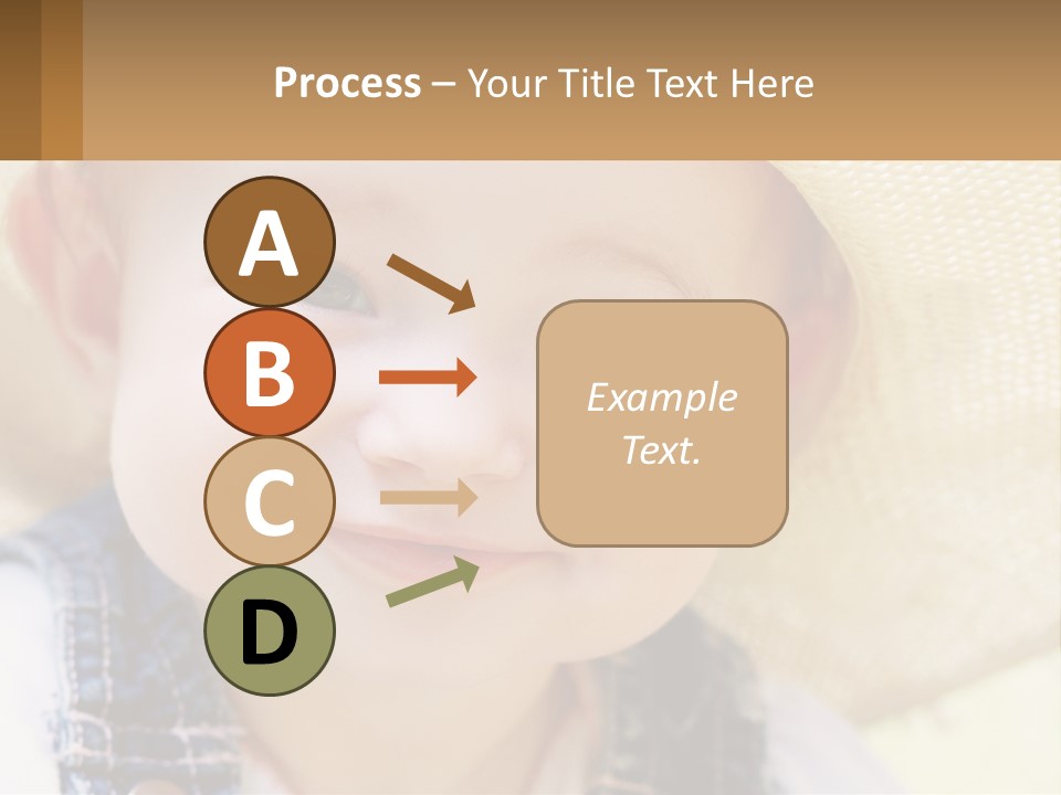 Elderly Coast Caucasian PowerPoint Template
