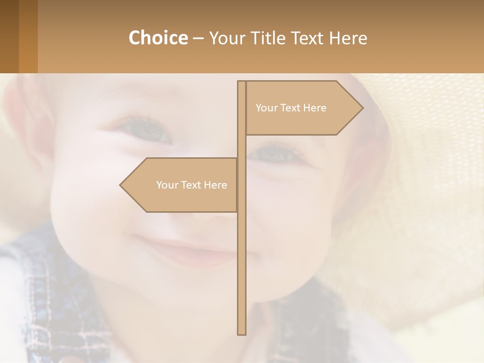 Elderly Coast Caucasian PowerPoint Template