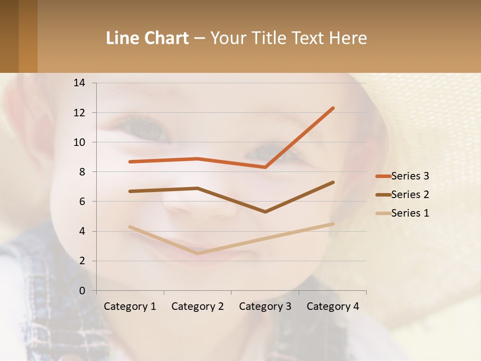 Elderly Coast Caucasian PowerPoint Template