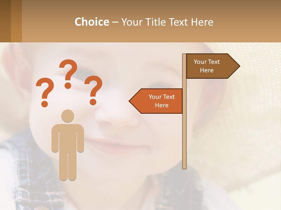 Elderly Coast Caucasian PowerPoint Template