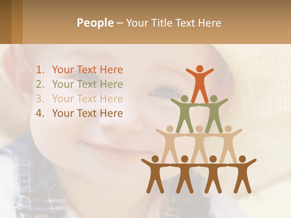 Elderly Coast Caucasian PowerPoint Template