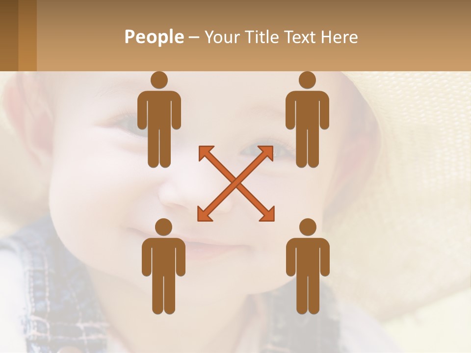 Elderly Coast Caucasian PowerPoint Template