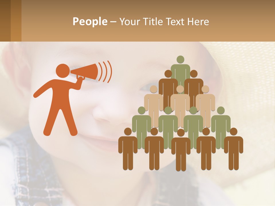 Elderly Coast Caucasian PowerPoint Template