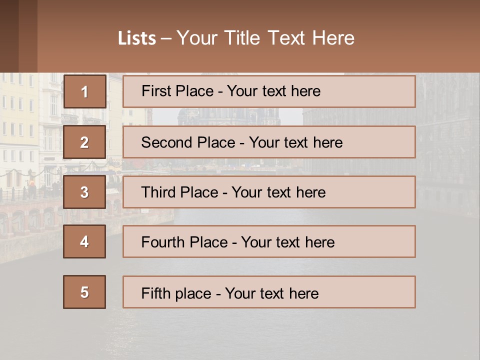 Water Mother Coast PowerPoint Template