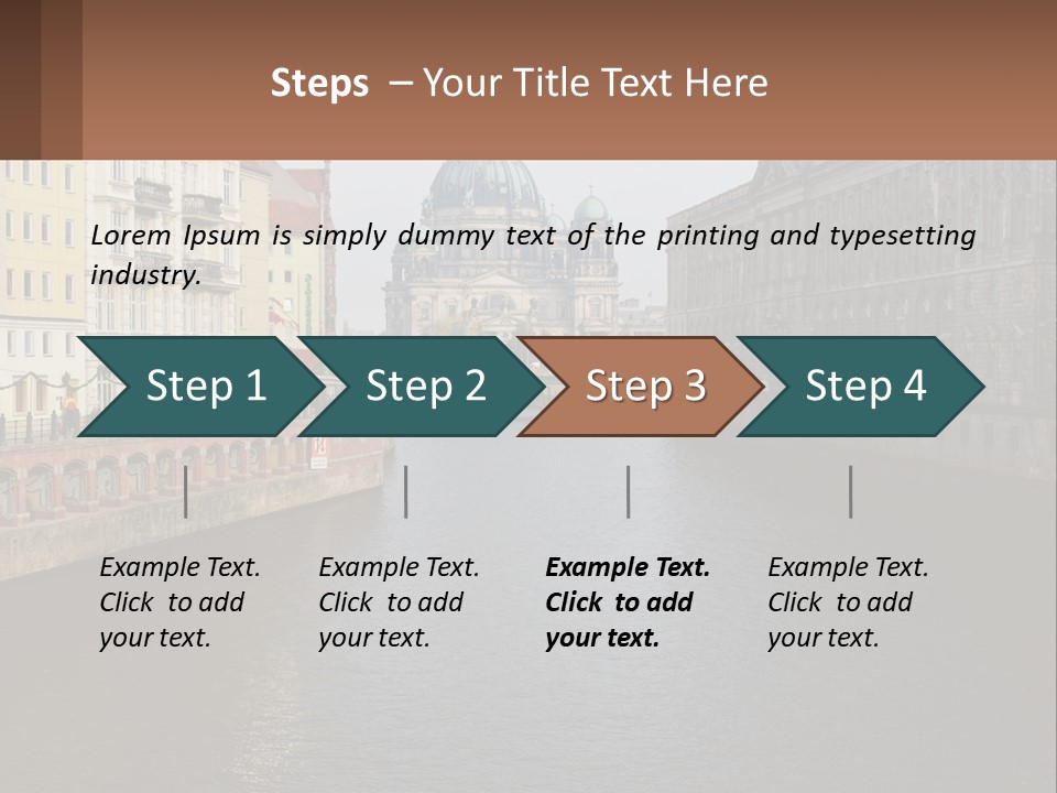 Water Mother Coast PowerPoint Template