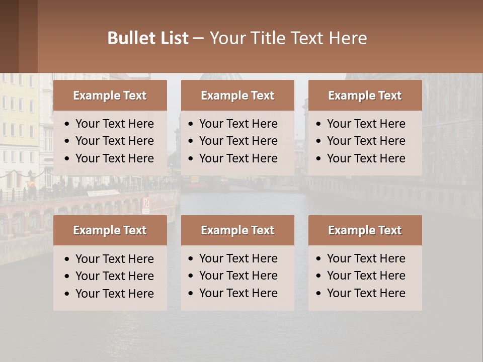 Water Mother Coast PowerPoint Template