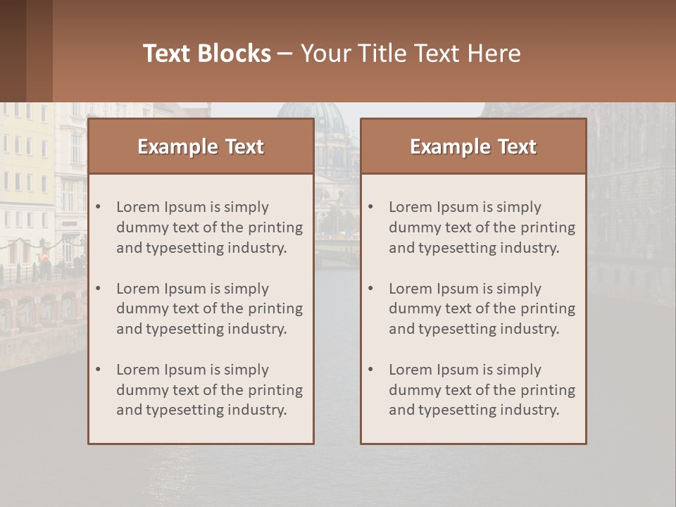 Water Mother Coast PowerPoint Template