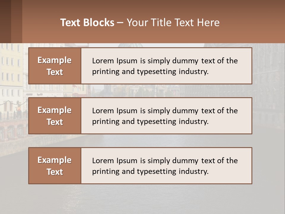 Water Mother Coast PowerPoint Template