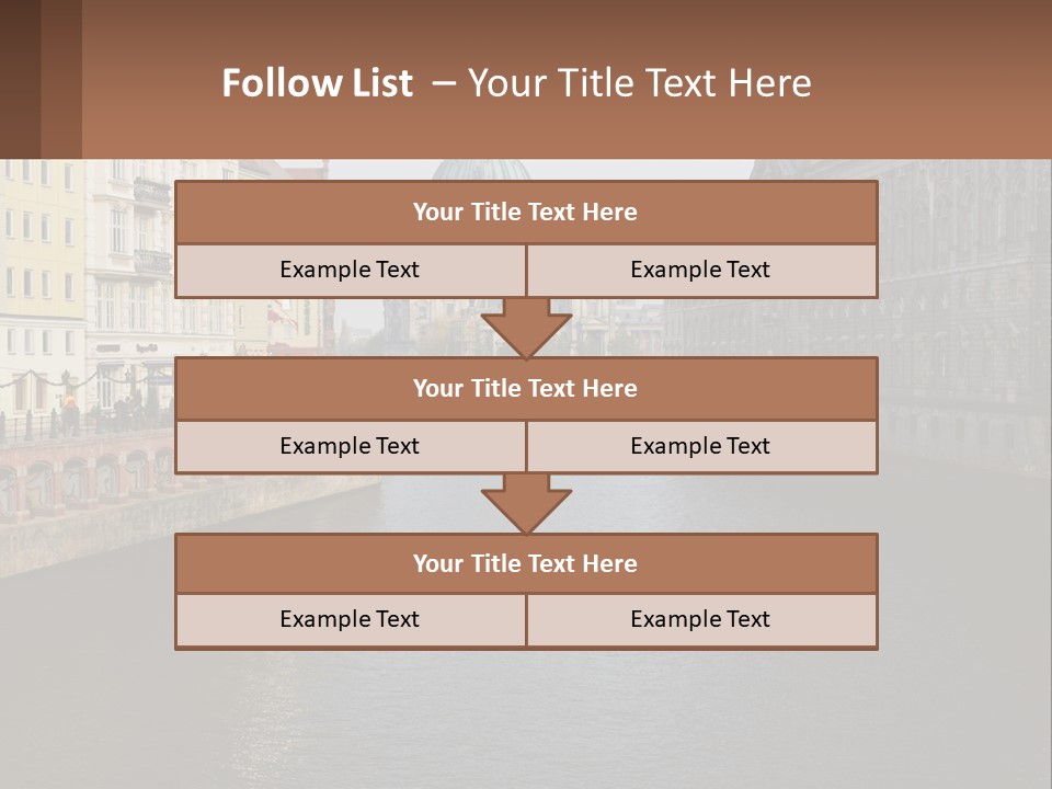 Water Mother Coast PowerPoint Template