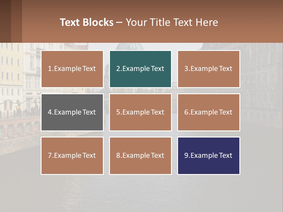 Water Mother Coast PowerPoint Template