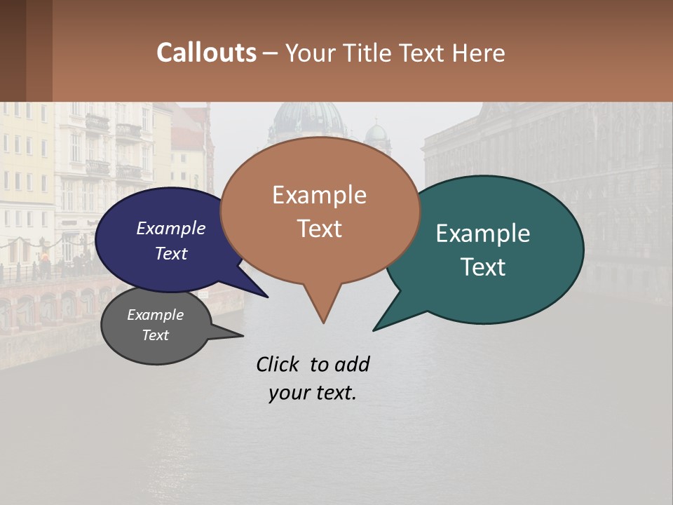 Water Mother Coast PowerPoint Template