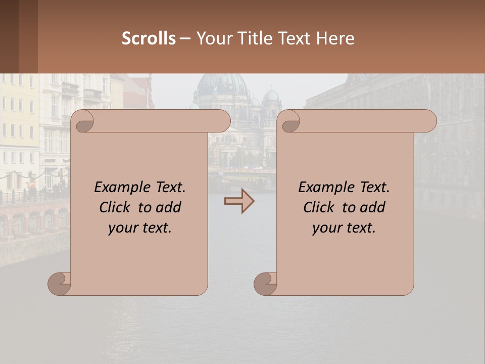 Water Mother Coast PowerPoint Template