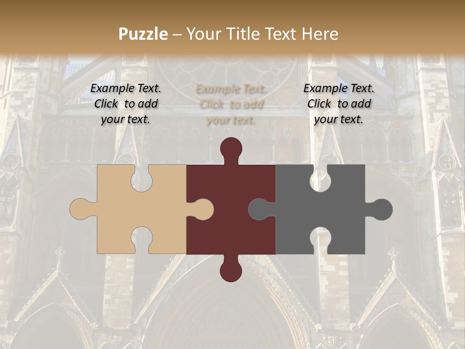 Elderly Sunset Caucasian PowerPoint Template