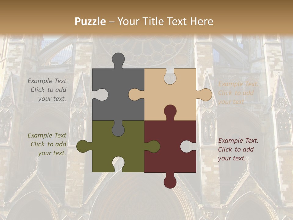 Elderly Sunset Caucasian PowerPoint Template