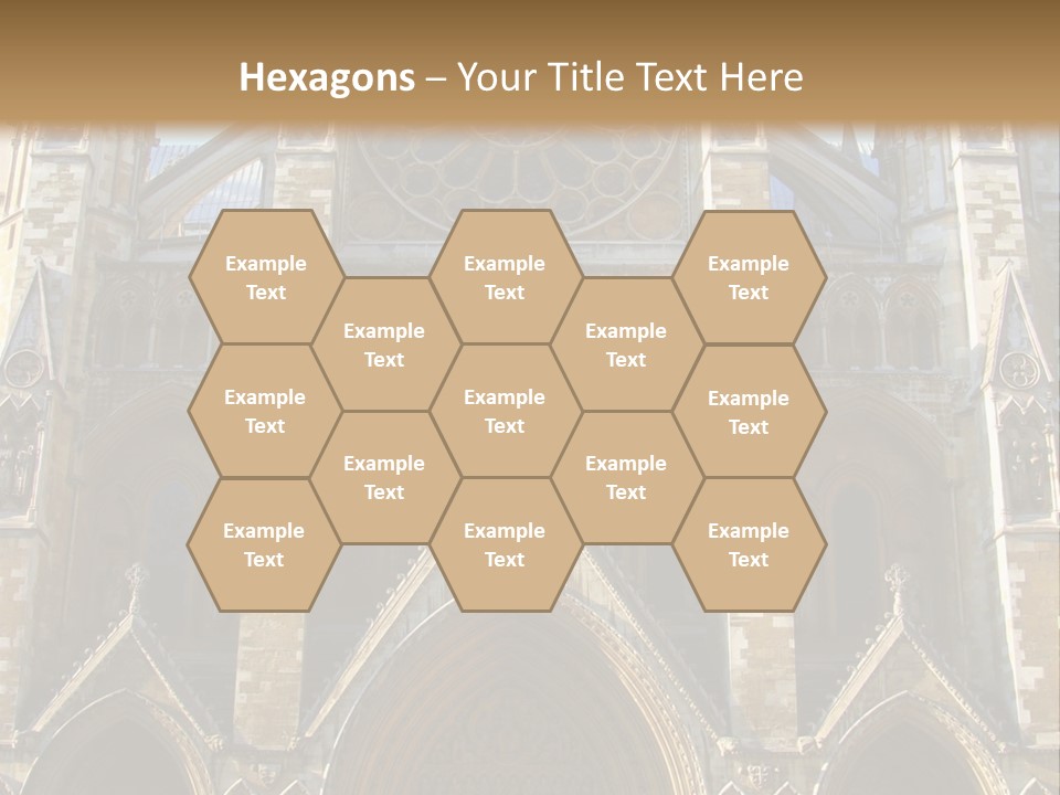 Elderly Sunset Caucasian PowerPoint Template