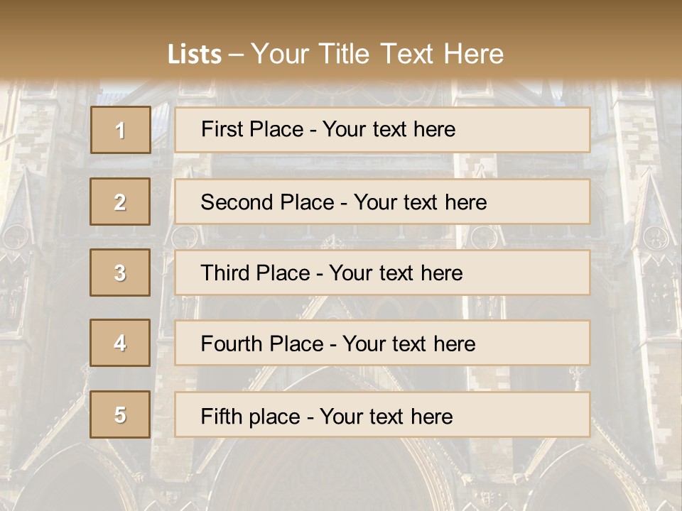 Elderly Sunset Caucasian PowerPoint Template