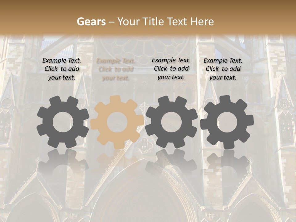 Elderly Sunset Caucasian PowerPoint Template