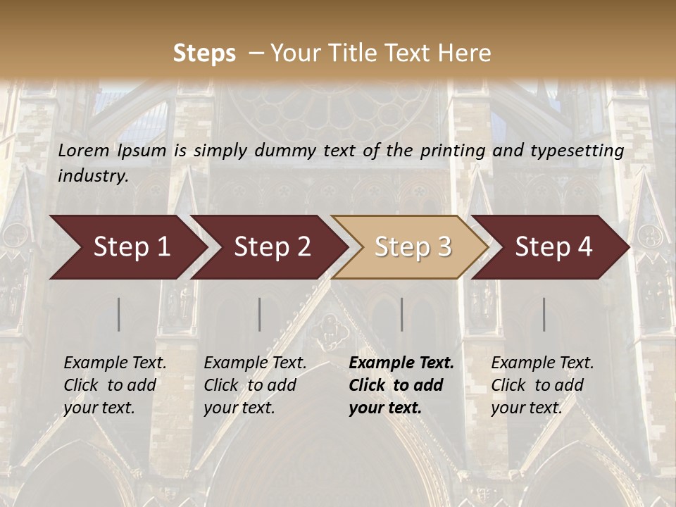 Elderly Sunset Caucasian PowerPoint Template