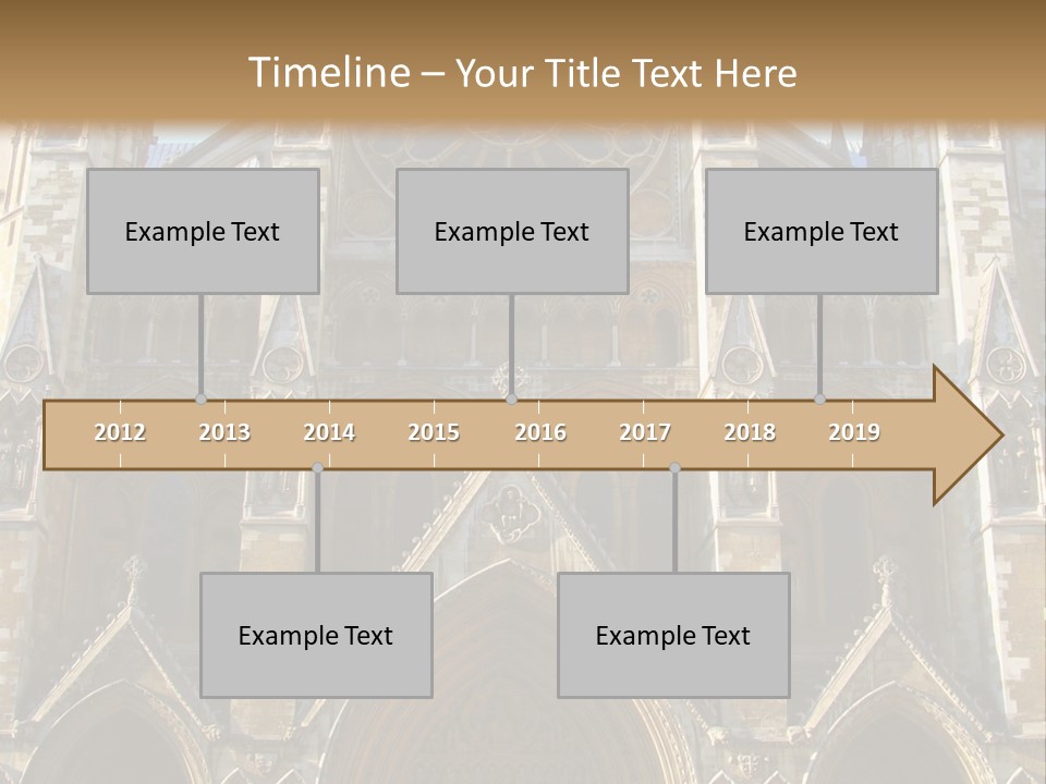 Elderly Sunset Caucasian PowerPoint Template