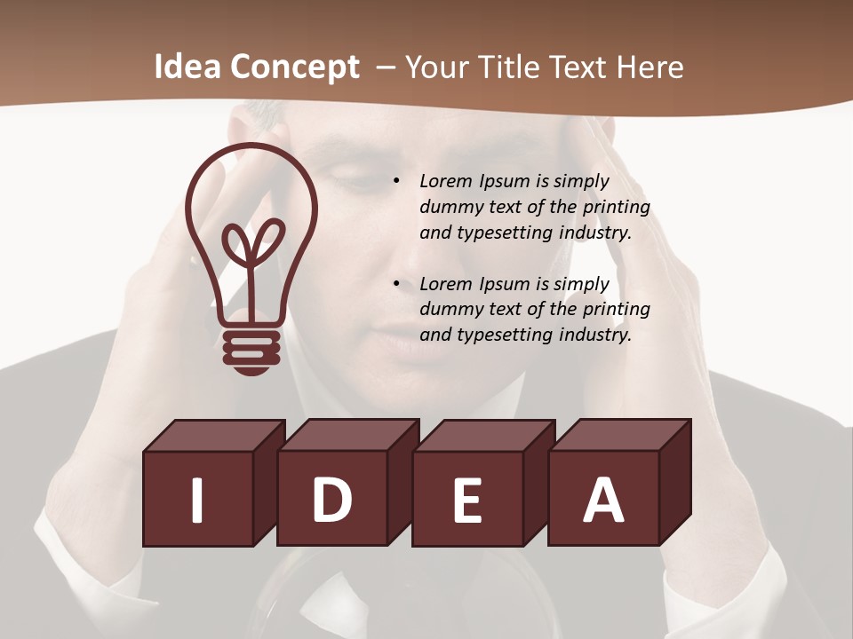 Portrait Daughter Life PowerPoint Template