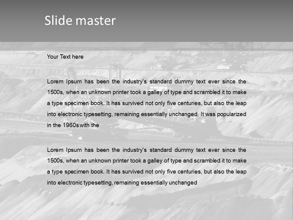 Water Life Family PowerPoint Template