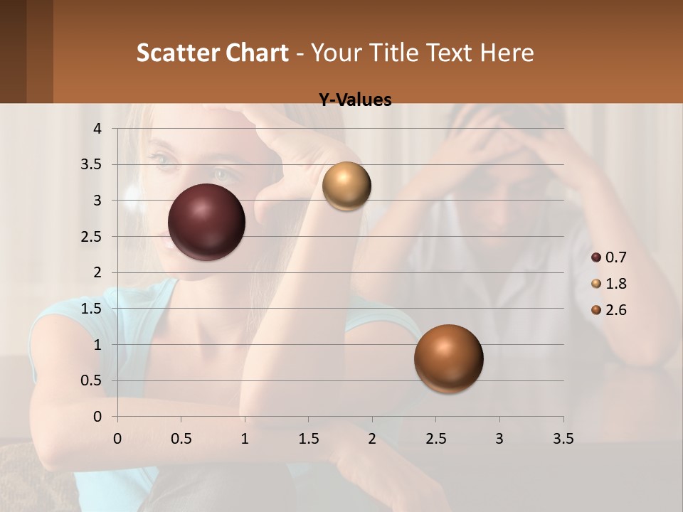 White Retired Daughter PowerPoint Template