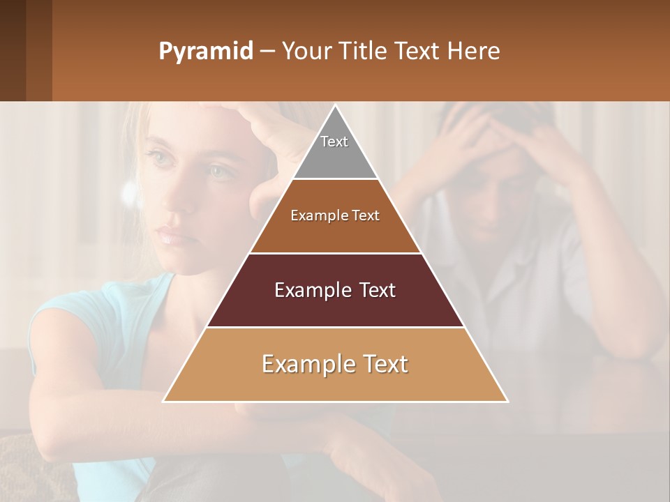 White Retired Daughter PowerPoint Template