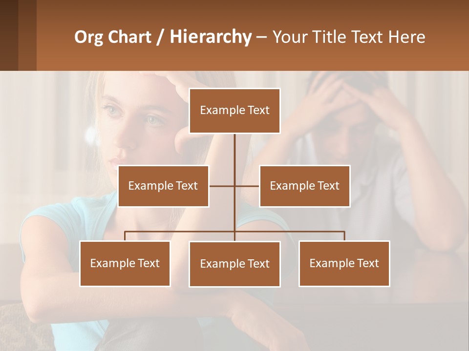 White Retired Daughter PowerPoint Template