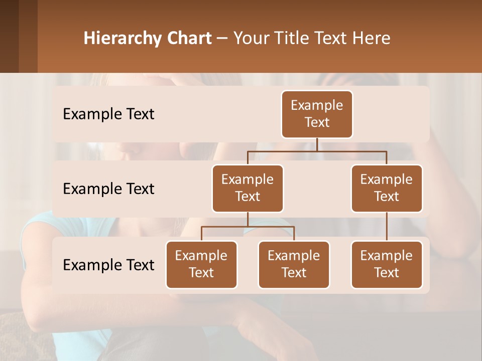White Retired Daughter PowerPoint Template