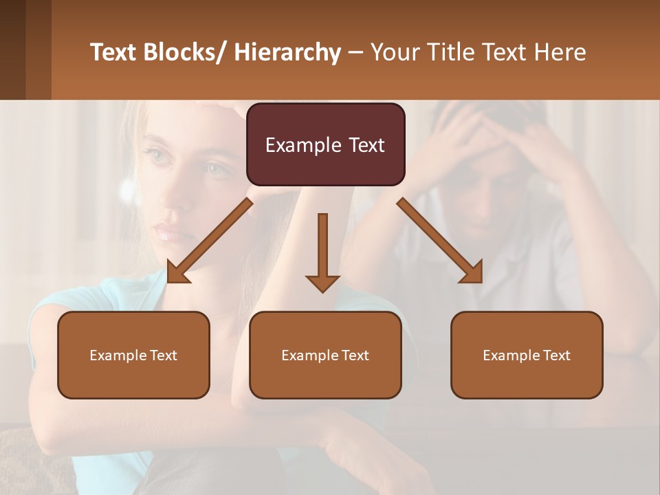 White Retired Daughter PowerPoint Template