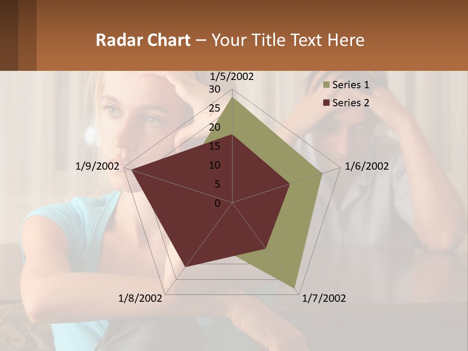 White Retired Daughter PowerPoint Template